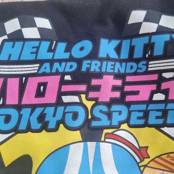 Hello Kitty And Friends Tokyo Speed Graphic Tee Womens LG Badtz-Maru My Melody - Picture 8 of 8